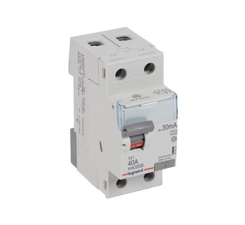 Legrand Differentieelschakelaar TX³ 2P 30mA 40A Type A - 2 modules