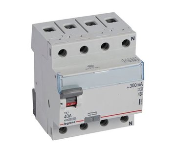 Legrand Differentieelschakelaar TXÂ³ 4P 300mA 40A Type A - 4 modules