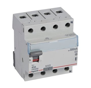 Legrand Differentieelschakelaar TXÂ³ 4P 300mA 40A Type A - 4 modules