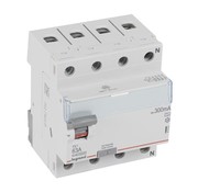 Legrand Differentieelschakelaar TXÂ³ 4P 300mA 63A Type A - 4 modules