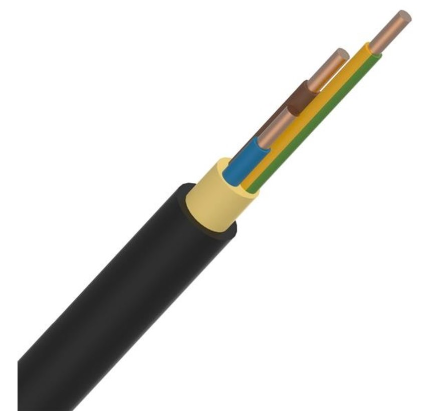 EXVB energie- en aansluitkabel XLPE/PVC 1kV Eca 5G2,5mm²