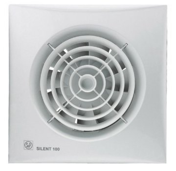 Soler & Palau Toilet/badkamerventilator SILENT - 95mÂ³/u - REGELBARE TIMER