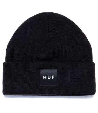 HUF ESSENTIALS BOX LOGO BEANIE - BLACK