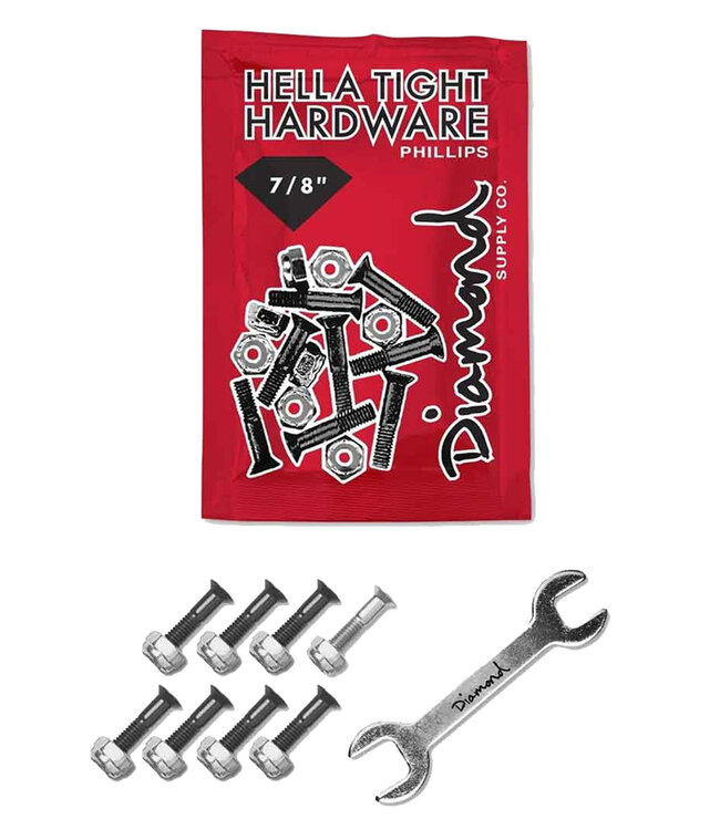 DIAMOND Diamond Hella Tight Hardware 7/8" Phillips - Silver