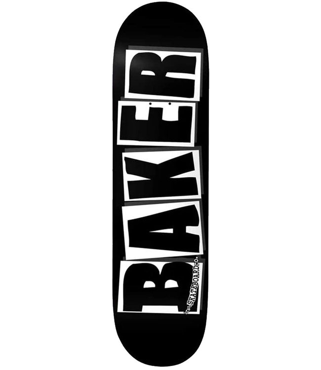 BAKER Brand Logo Deck Black/White - 8.125