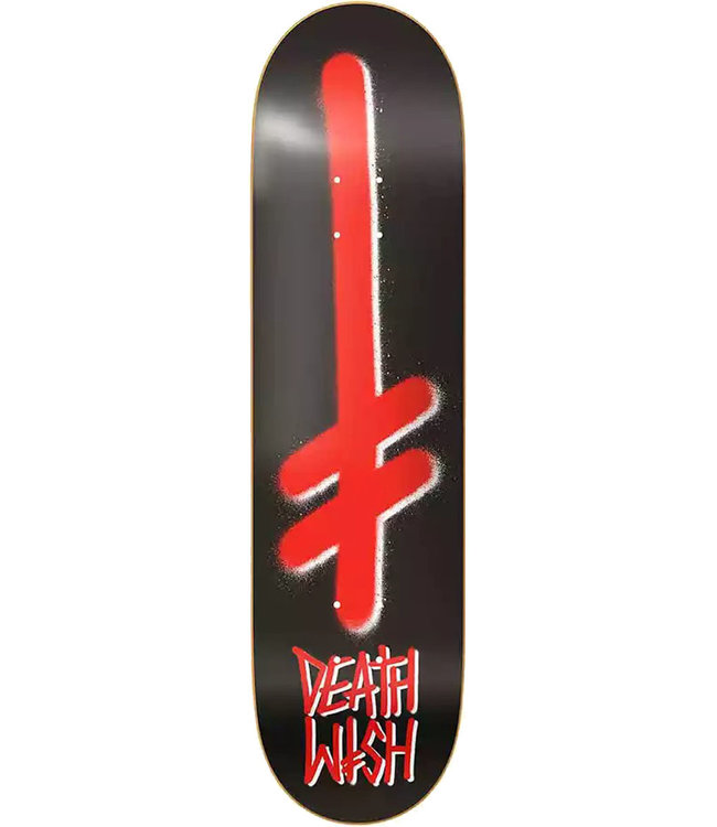 DEATHWISH Gang Logo Deck Black/Red - 8.0