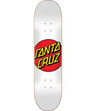 SANTA CRUZ Classic Dot Deck White - 8.0