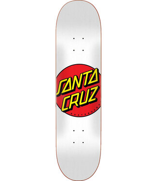 SANTA CRUZ Classic Dot Deck White - 8.0 SANTA CRUZ Classic Dot Deck White - 8.0
