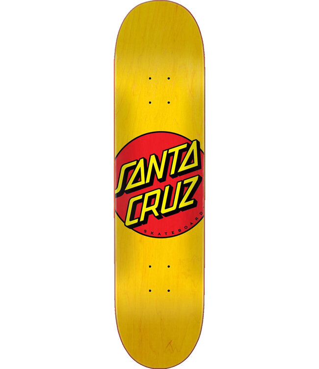 SANTA CRUZ Classic Dot Deck Yellow - 7.75