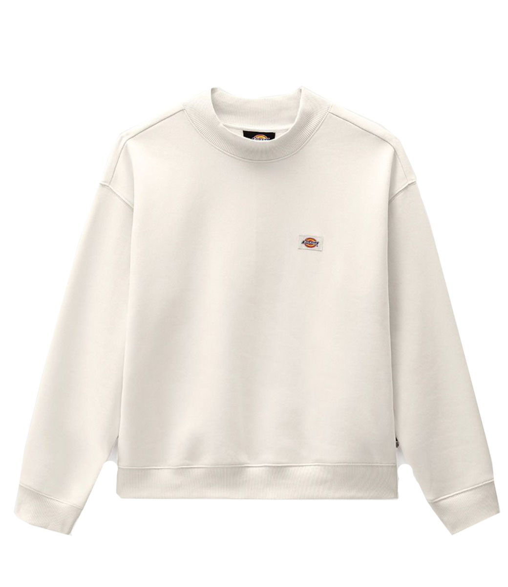 high neck crew sweatshirt