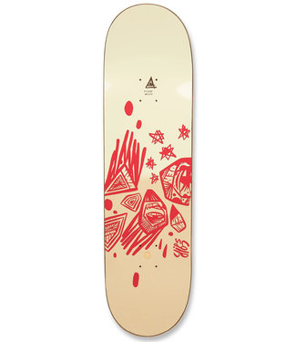 UMA LANDSLEDS Cody Right Said Deck Red - 9.0