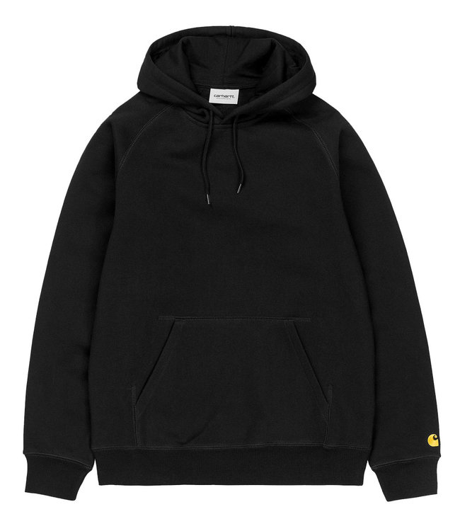CARHARTT Hooded Chase Sweat - Black/Gold