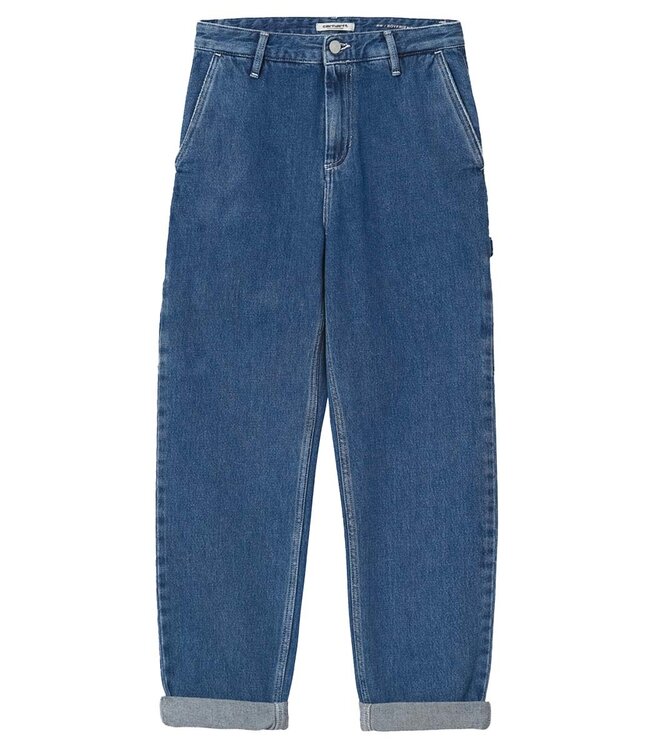 CARHARTT WIP W' Pierce Pant - Blue/Stone Washed