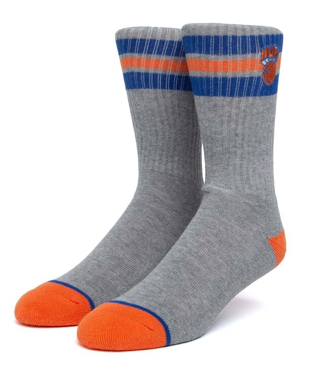 HUF Emb. Eastern Stripe Sock - Grey Heather