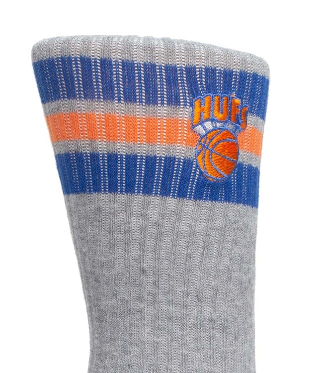 HUF Emb. Eastern Stripe Sock - Grey Heather