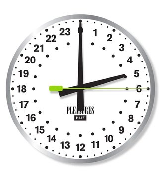 HUF Sanford Clock - White