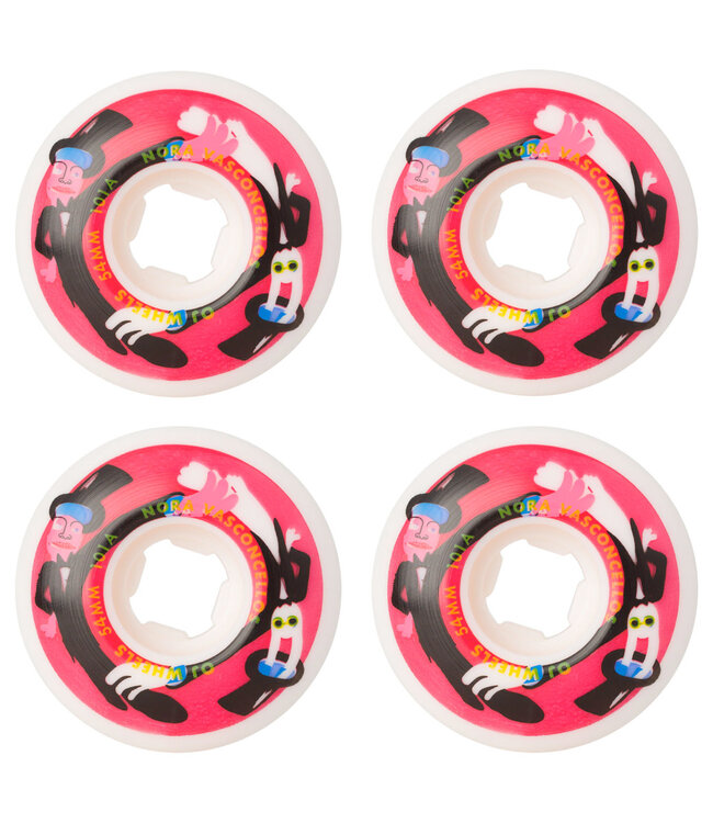 OJ WHEELS Vasconcellos Nora by Alexis Elite Ez Edge White - 101 a 54 Mm