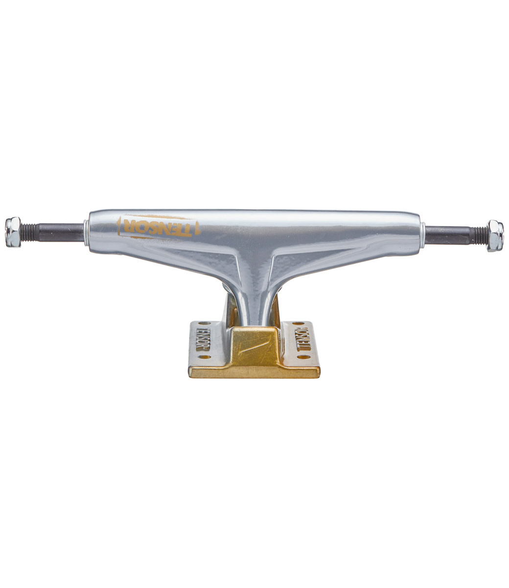 TENSOR Alum Stencil Mirror - Raw/Gold Fade