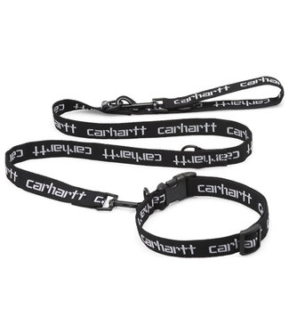 CARHARTT WIP Script Dog Leash & Collar - Black/White