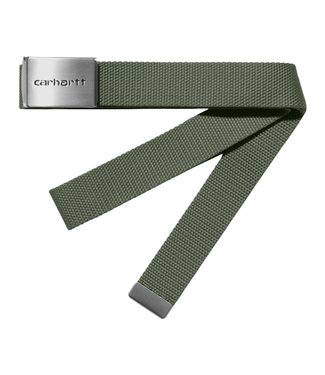 CARHARTT Clip Belt Chrome - Dollar Green