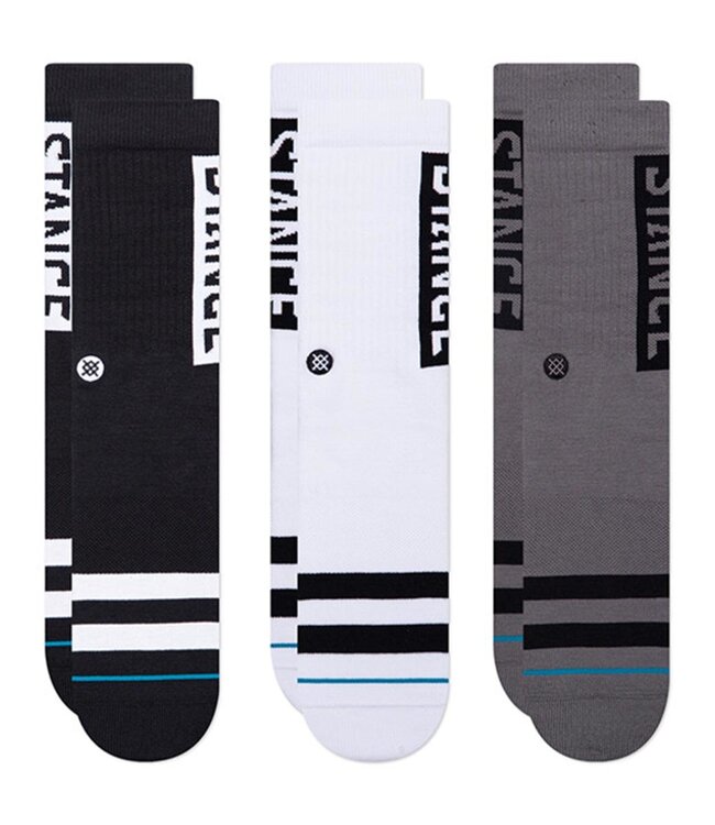 STANCE Og 3 Pack - Black/White