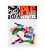 PIG WHEELS Neon Bolts Phillips - 1"