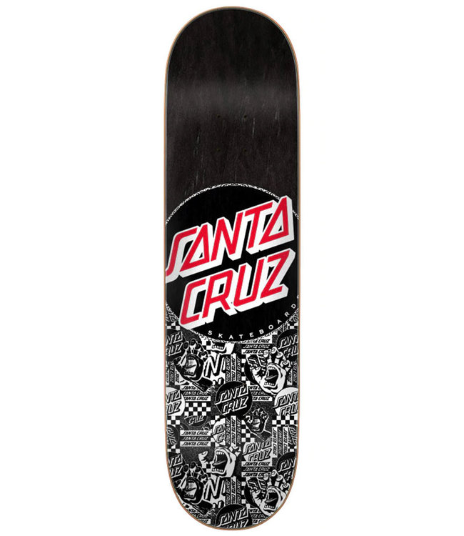 SANTA CRUZ Flier Collage Dot Deck Black - 8.125