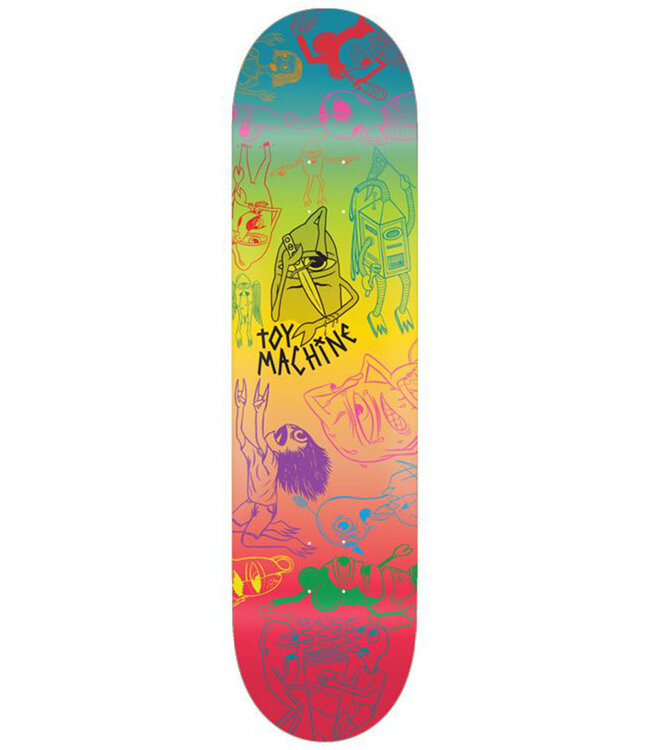 TOY MACHINE Characters II Deck - 8.0