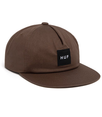 HUF Ess. Unstructured Box Snapback - Brown