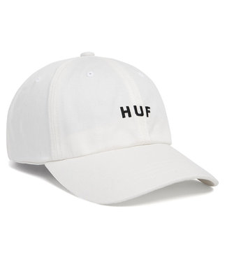 HUF Essentials Og Logo Cv 6-Panel Hat - White