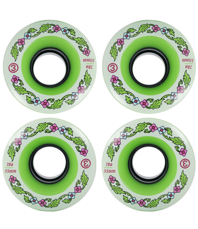 PREDUCE Green Thai Pattern Wheels - 55Mm 78A