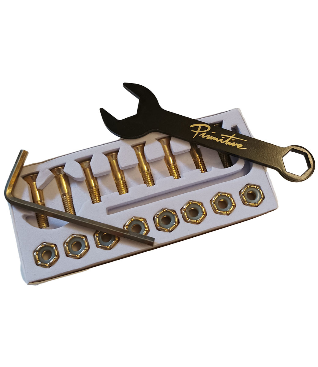 PRIMITIVE Set Allen Bolts 7/8" - Black/Gold