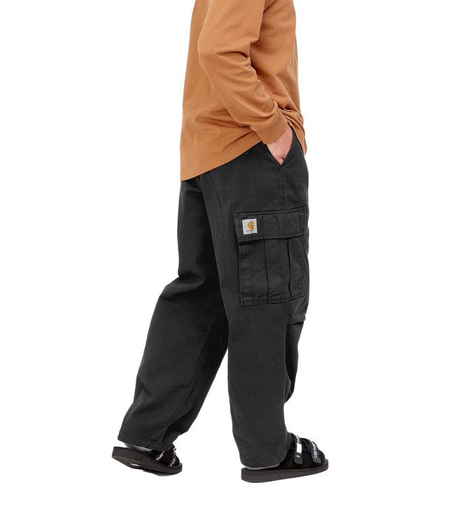 CARHARTT WIP Cole Cargo Pant - Black Garment Dyed