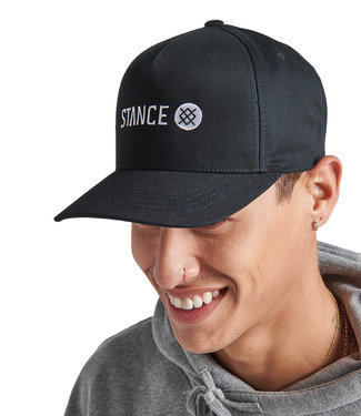 STANCE Icon Snapback Hat - Black
