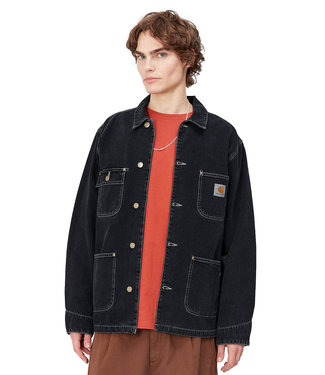 CARHARTT WIP Og Chore Coat - Black/Heavy Stone Wash