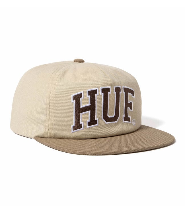HUF Huf Arch Logo Snapback - Cream