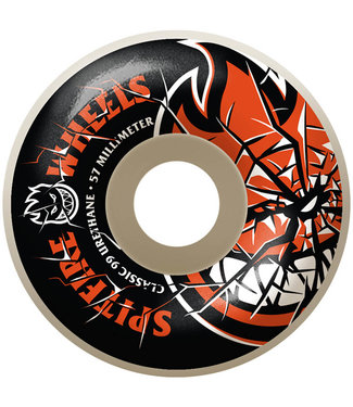 SPITFIRE WHEELS Shattered Bighead Black/Red - 57Mm