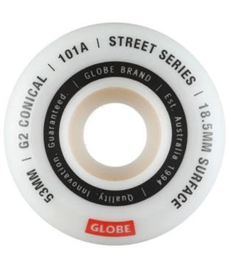 GLOBE G2 Conical Street Wheel White/Essential - 53mm