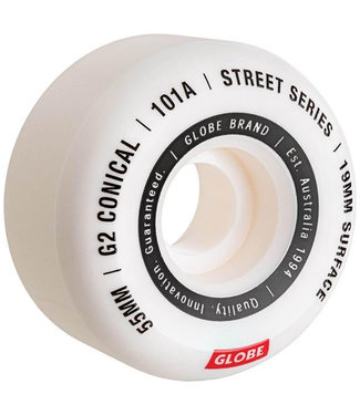 GLOBE G2 Conical Street Wheel White/Essential - 55mm