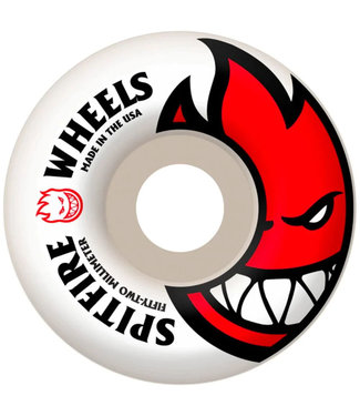 SPITFIRE WHEELS Bighead Wheels White/Red - 63Mm 99a