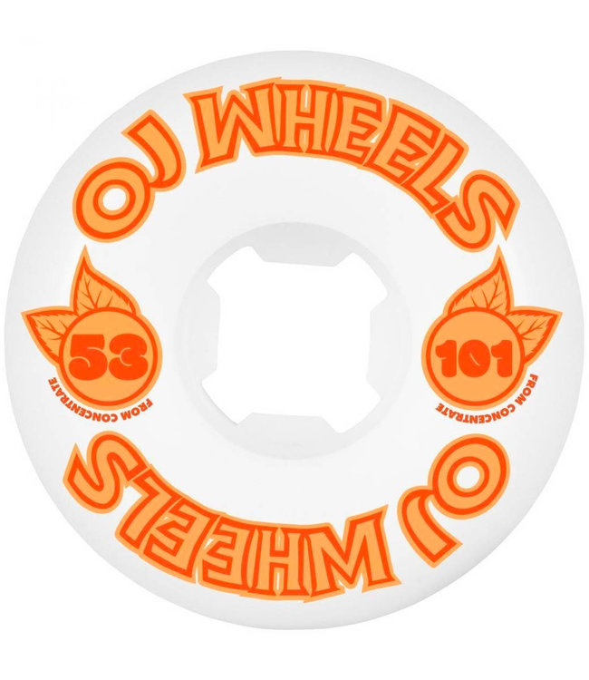 OJ WHEELS From Concentrate 2 Hardline White/Orange - 53mm