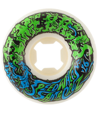 SANTA CRUZ Slime Balls Vomit 2 Mini White/green/blue - 54 Mm 97 A