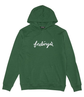 FEELINGS Feelings Logo Hoodie - Dark Green