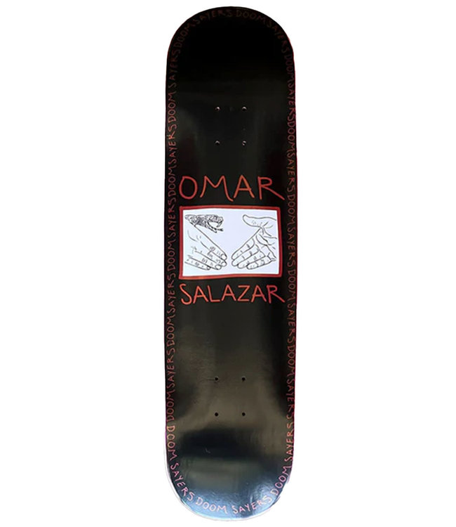 DOOM SAYERS Snake Shake Omar Deck Black/Red Foil - 8.25