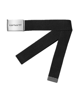 CARHARTT WIP Clip Belt Chrome - Black