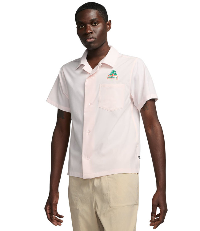 NIKE SB Jarritos Bowling Button-Up Shirt - Pearl Pink