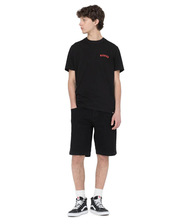 DICKIES Wingville Loose Denim Short - Black