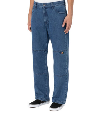 DICKIES Double Knee Denim Pant - Classic Blue