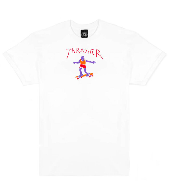 THRASHER Gonz Fill T-Shirt - White