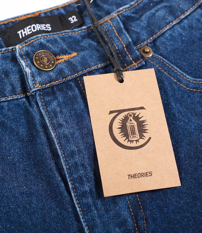 THEORIES Plaza Jeans - Washed Blue